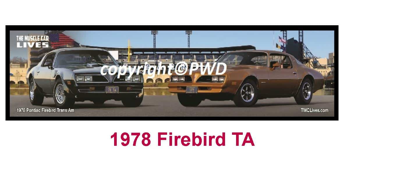 1978 Firebird TA Desk Mat (#034)